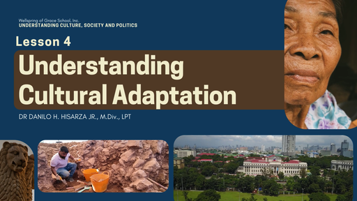 Lesson 4 Understanding Cultural Adaptation